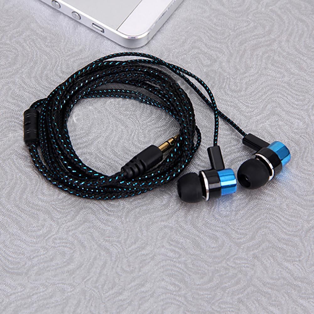 Bass Stereo In-Ear Earphone Wired Headphone Earbud Metal-