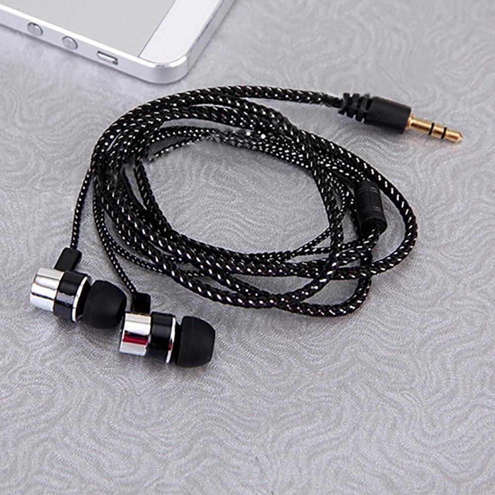 Bass Stereo In-Ear Earphone Wired Headphone Earbud Metal-