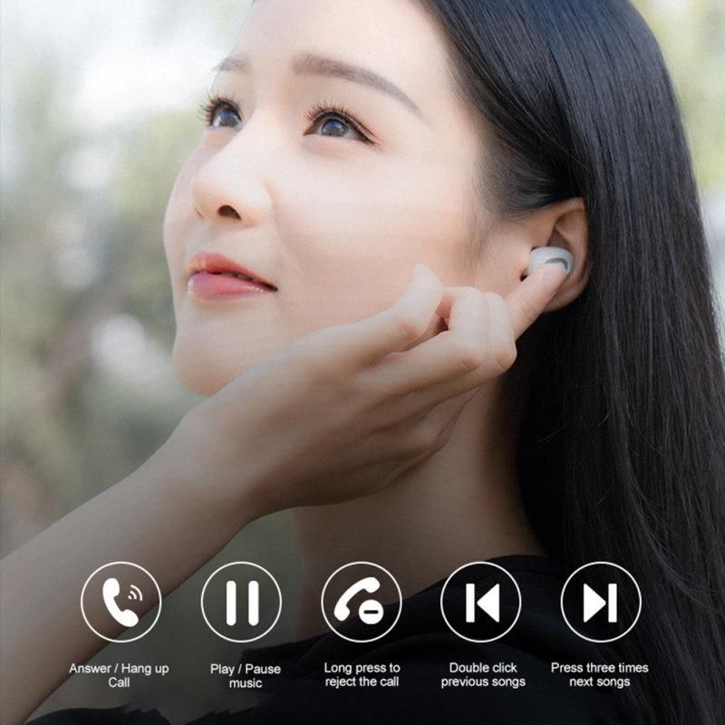 T1 Mini In-Ear Earbuds Wireless Bluetooth-compatible-Black