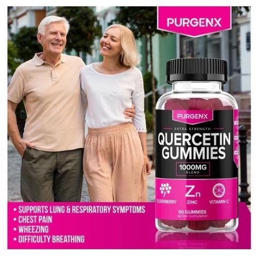 Quercetin + Zinc + Vitamin C + Elderberry Gummy 1000 Mg