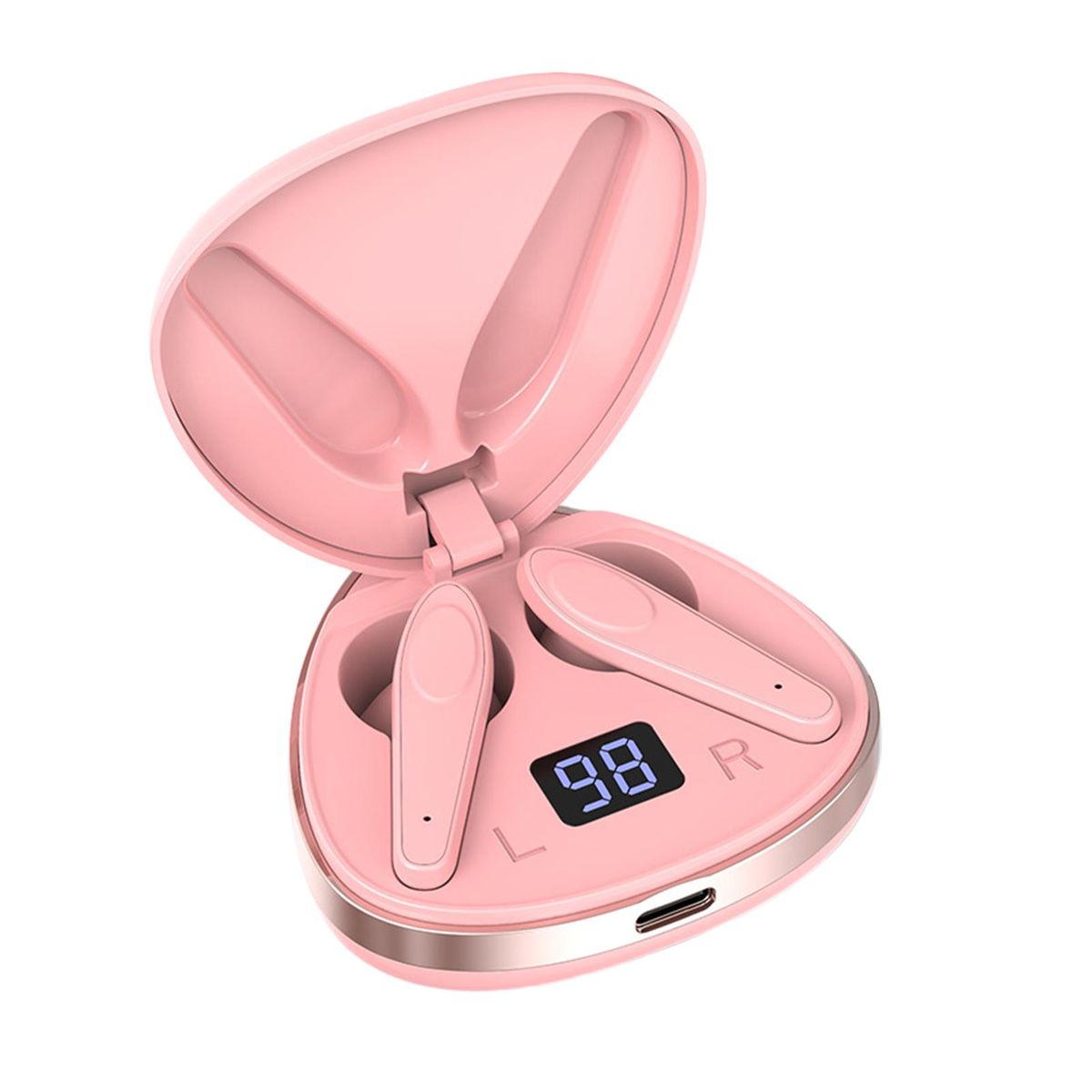 X19 Bluetooth-compatible 5.1 Smart-touch In-ear-Pink