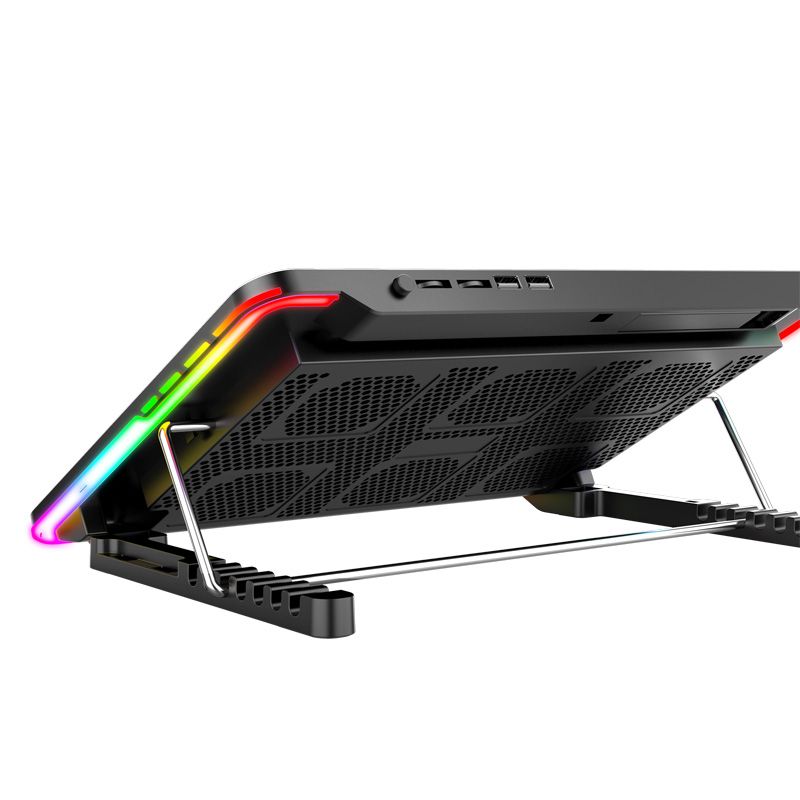 F5 Laptop Cooling Pad RGB Gaming Laptop Cooler Cooling Stand
