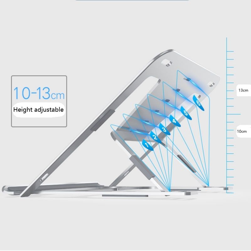Foldable Adjustable Laptop Stand /Holder For PC And Mac