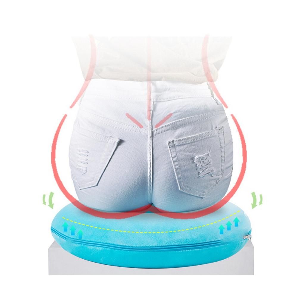 Cmdonut Shaped Forma Memory Foam Car Seat Pad Hemorrhoid Treat Car Seat Big Relief Pain Tailbone Coccyx Soft Pillow-C