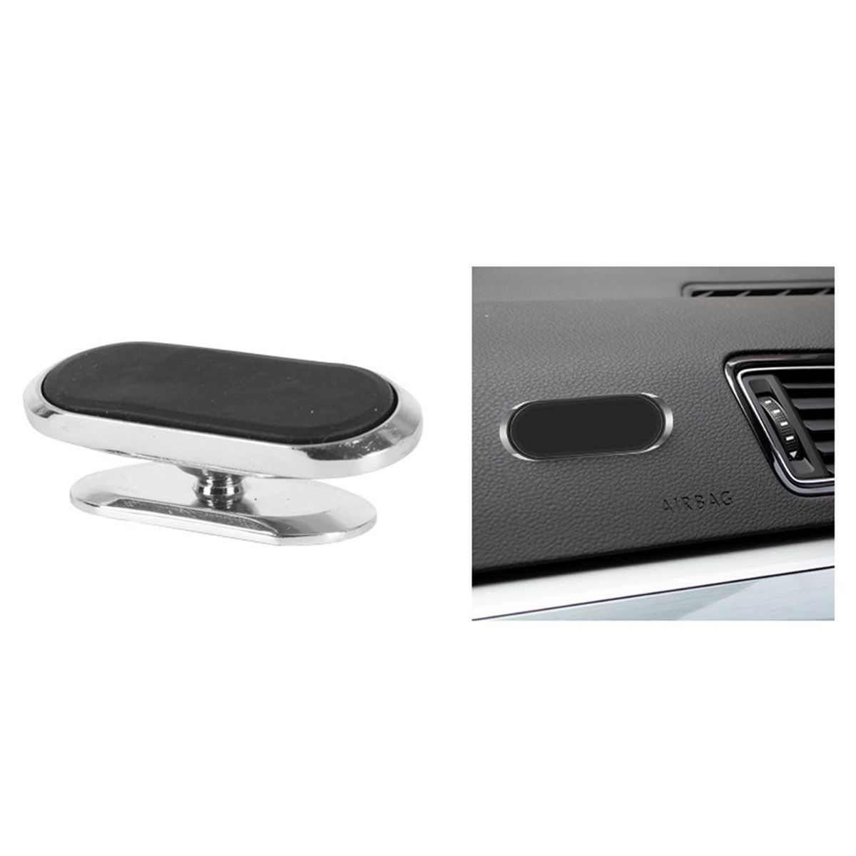 Car Phone Holder Car Smartphone Support Stand Silver