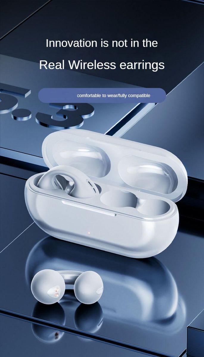 2023 New wireless earbuds Sports earbuds earbuds hook with Mike's wind conductio