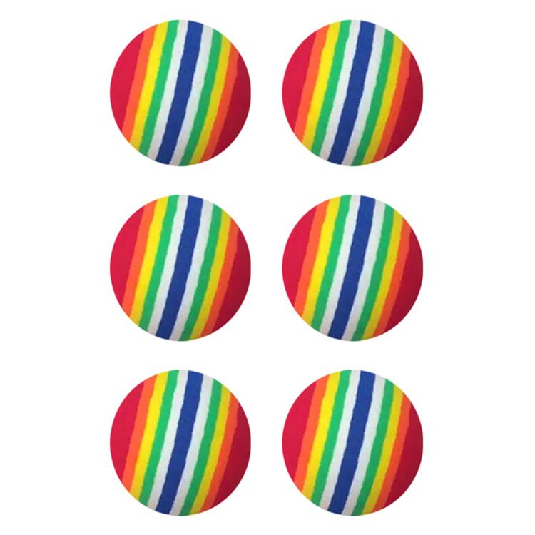 50pcs/bag Golf Balls Eva Foam Soft Sponge Balls For Solid