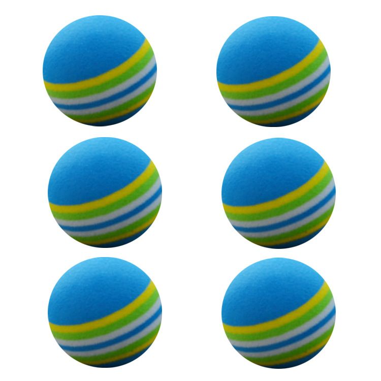 50pcs/bag Golf Balls Eva Foam Soft Sponge Balls For Solid