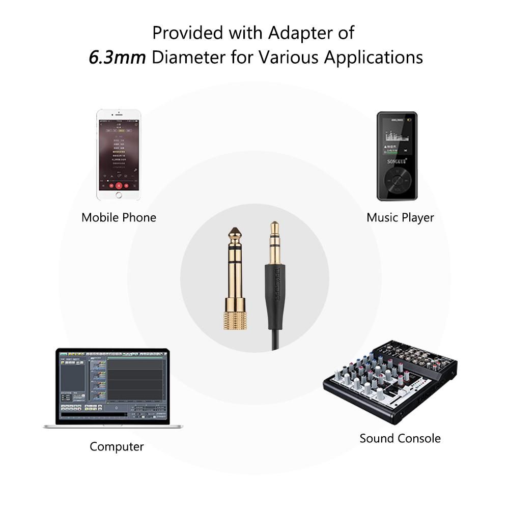 TAKSTAR TS-2260 In Ear Headphones Wired Noise Cancelling Earbuds with 6.3mm Interface Adapter for Recording Monitoring Music Appreciation
