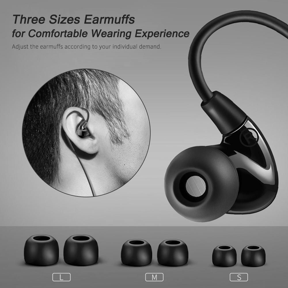 TAKSTAR TS-2260 In Ear Headphones Wired Noise Cancelling Earbuds with 6.3mm Interface Adapter for Recording Monitoring Music Appreciation