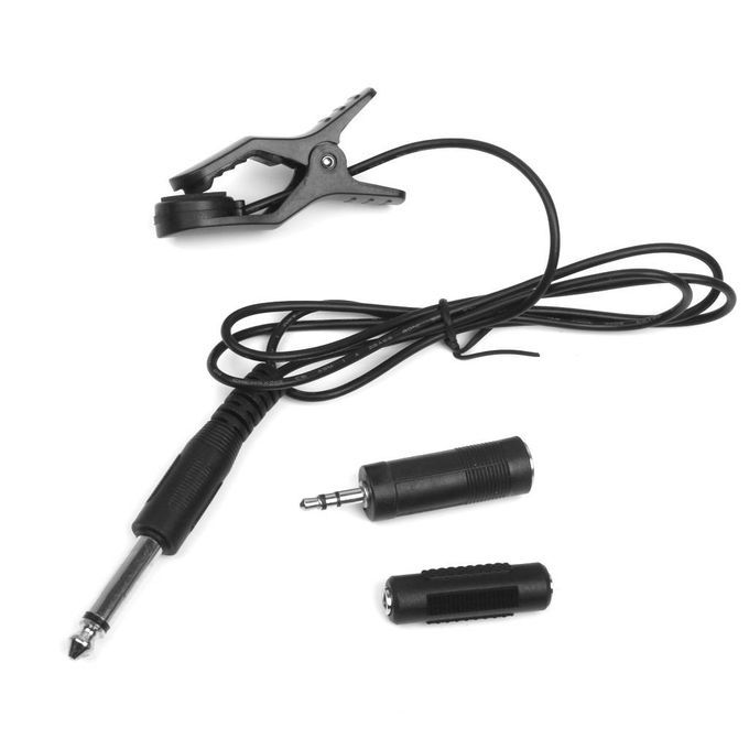 Universal Clip On Pickup  2 Adapters For Mandolio Ukulele Banjo