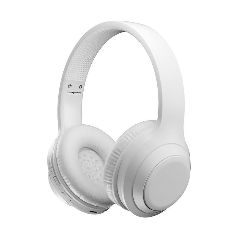 Over-ear bluetooth wireless headset White