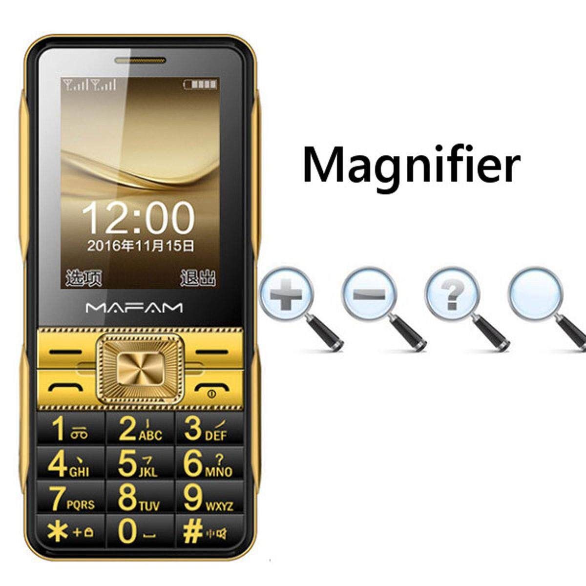 MAFAM A19 2.4 Inch 6800mAh Tough Screen Handwriting Vibration Loud Speaker Dual SIM Mobilephone Black/Brown/Gold Black