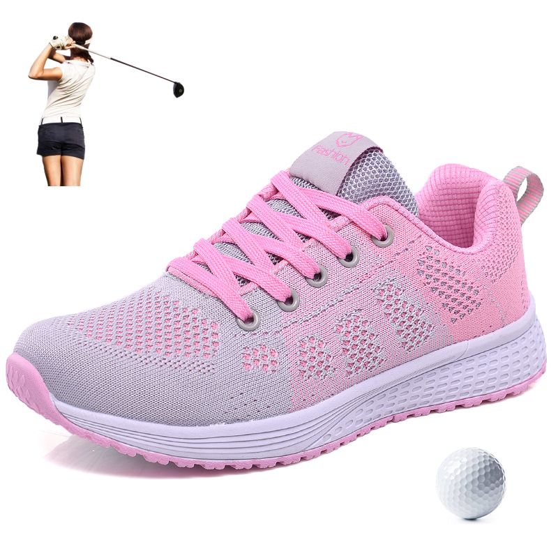 Women Golfing Shoes Summer New Ladies Sports Shoes Light