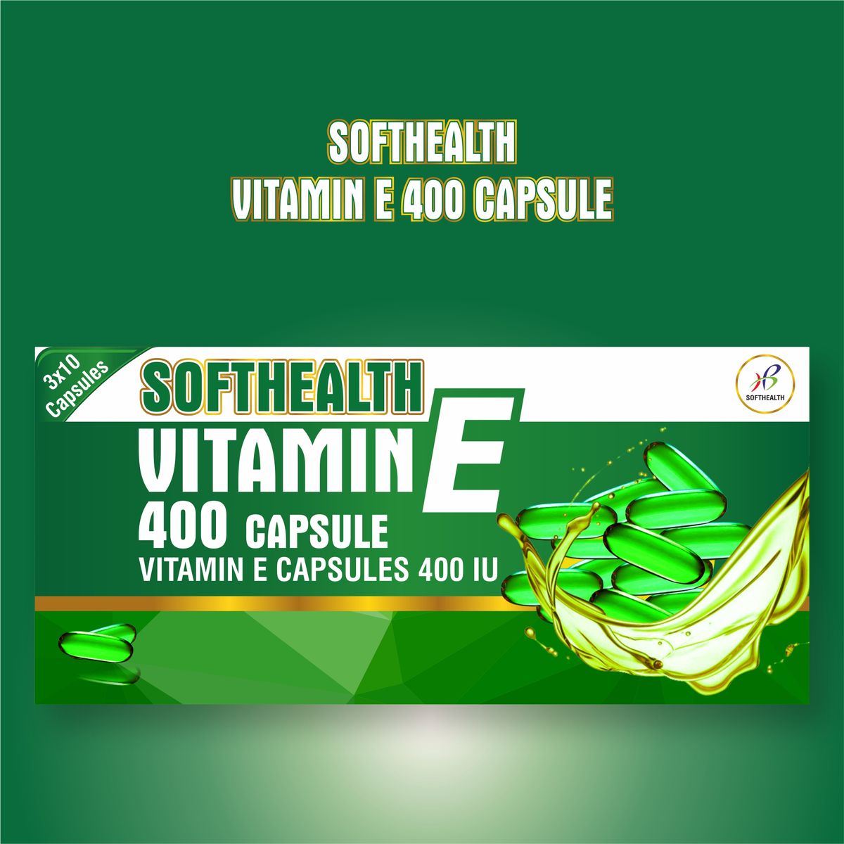 VITAMIN E 400 IU CAPSULES