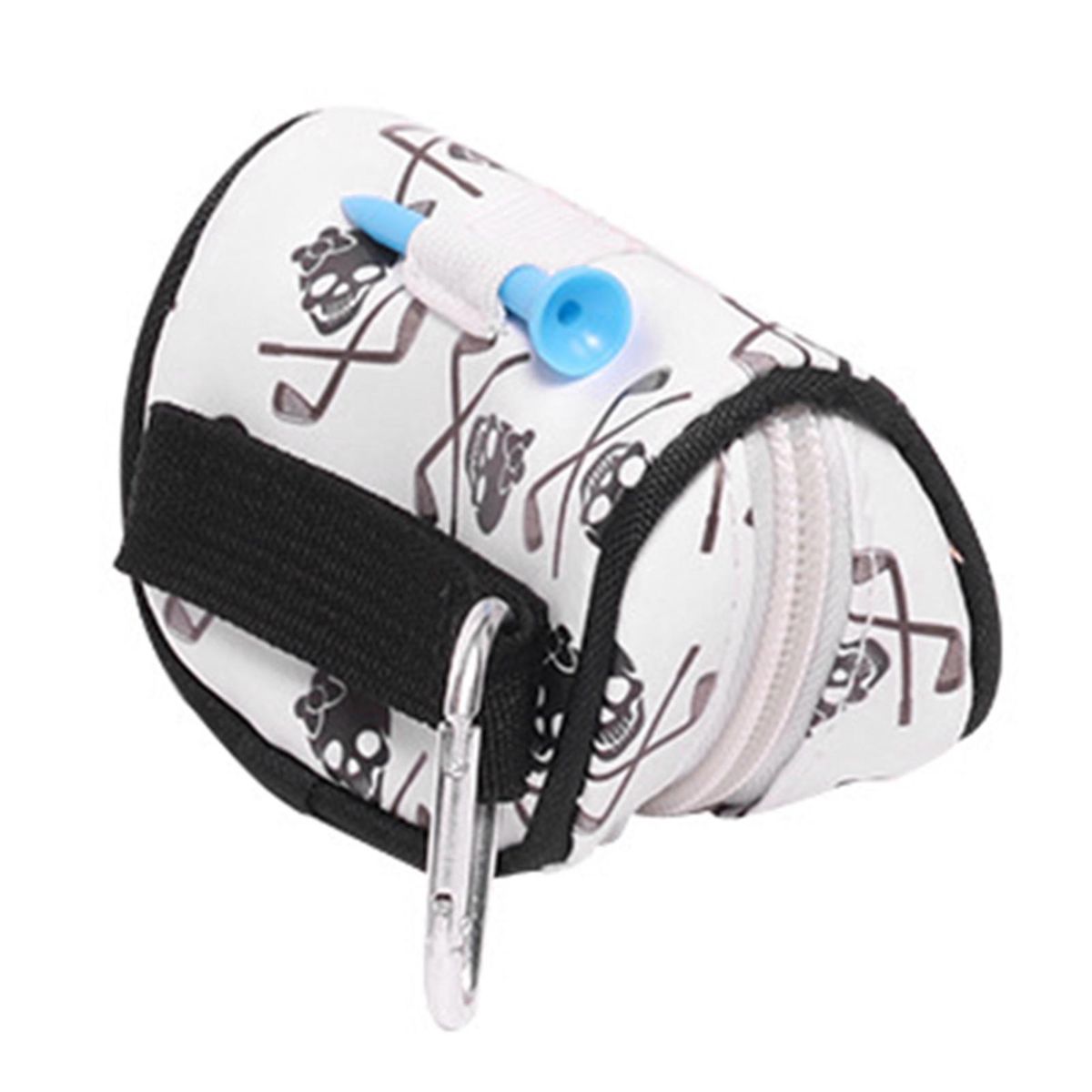 Golf Ball Pouch Lightweight Golf Ball Pocket White