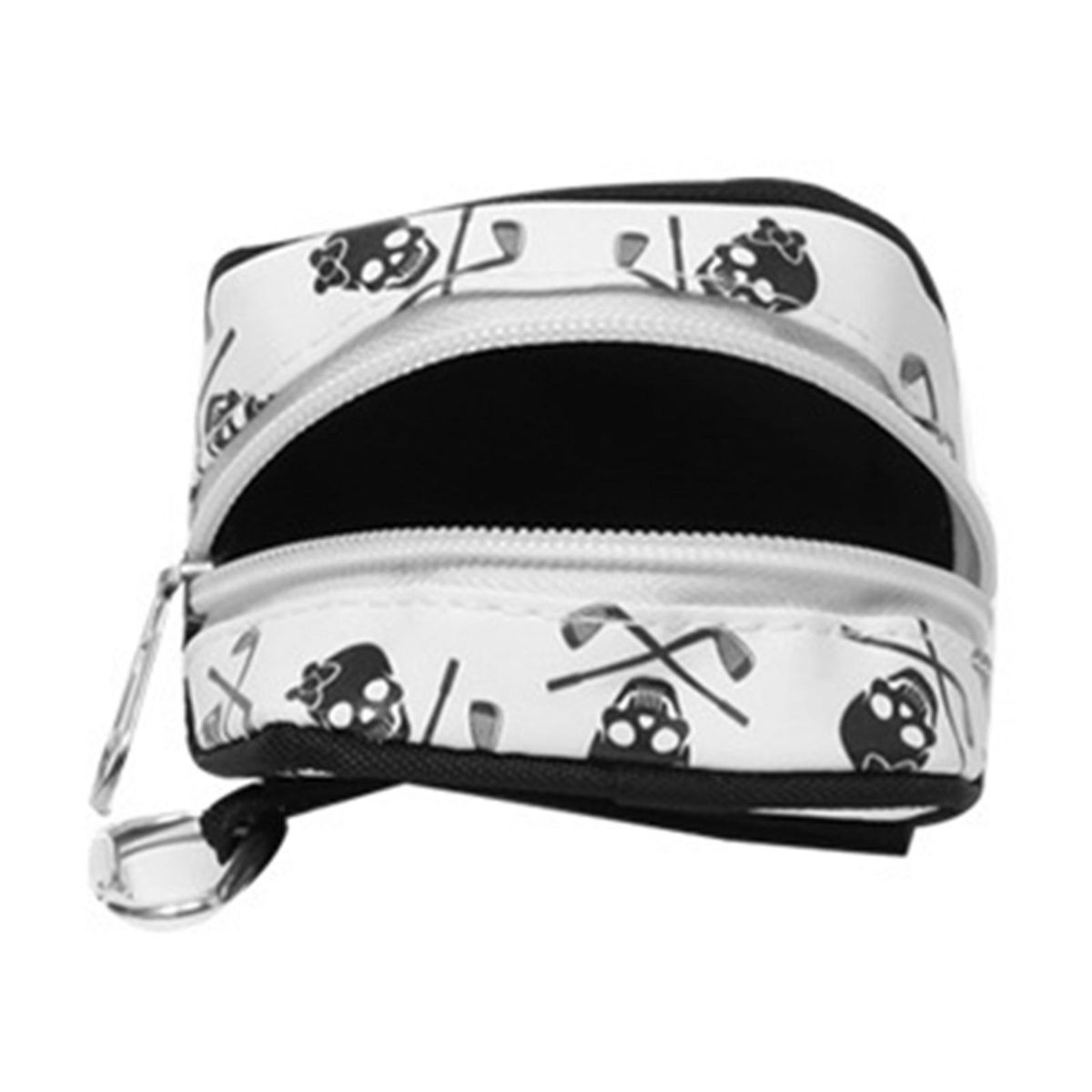 Golf Ball Pouch Lightweight Golf Ball Pocket White