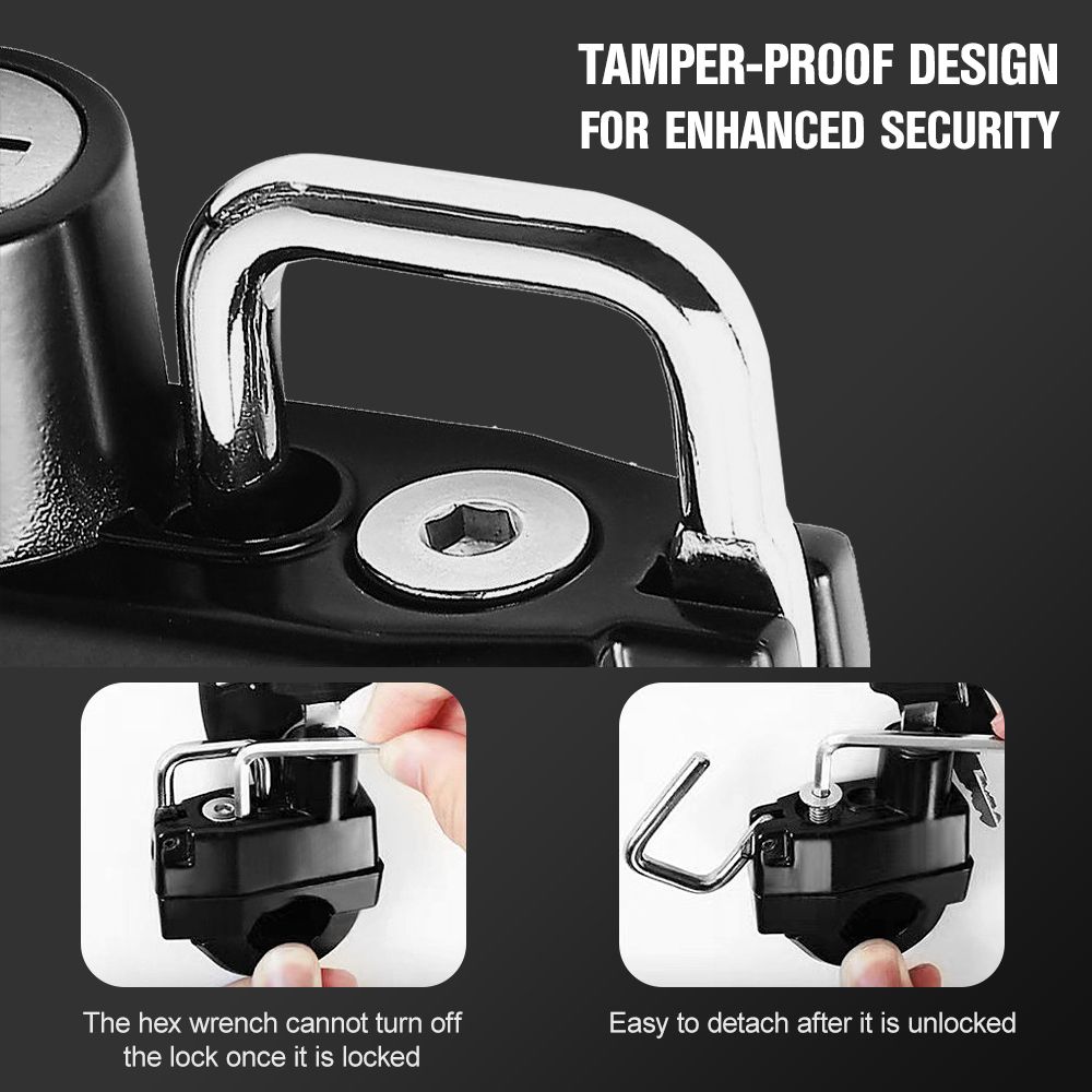 Motorcycle Helmet Lock Anti-Theft Bicycle Helmet Security
