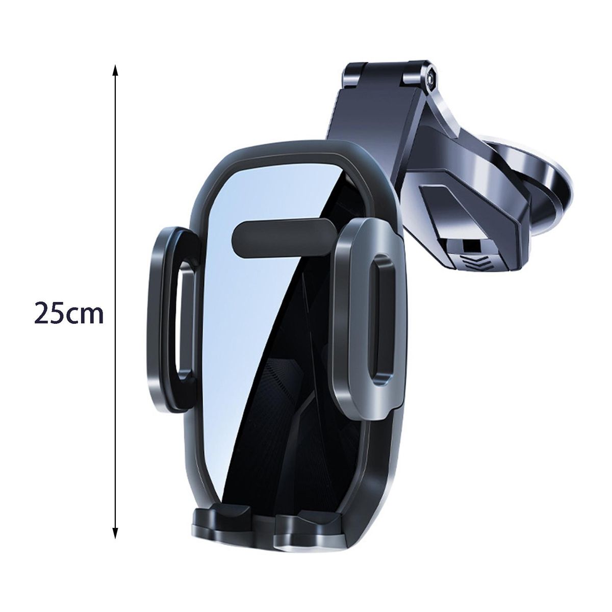Car Phone Bracket Car Dashboard Mobile Phone Clip Mount Stand Black