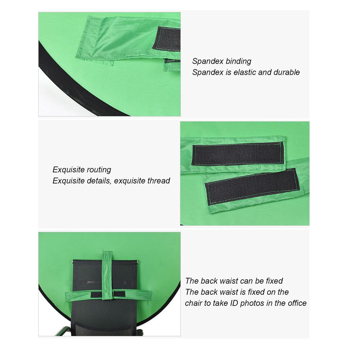 Portable Green Screen Collapsible Background for Photography, Gaming and Live Streaming