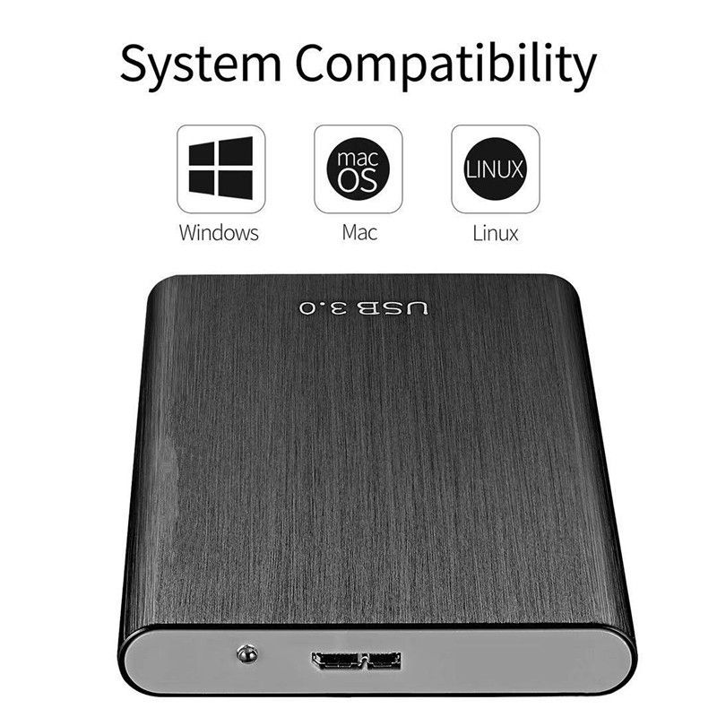4tb Portable External Hard Drive Usb3.0 Hdd 2.5 Inch 1tb