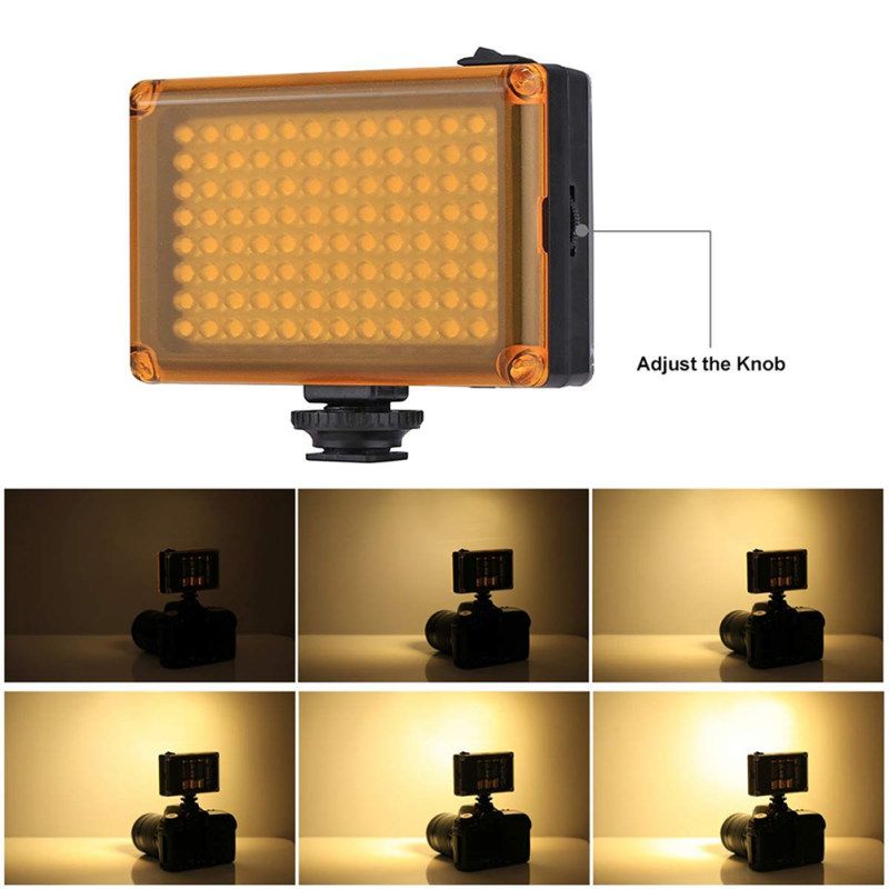 96-LED Video Light Photo Studio Hot Shoe Fill Lamp For DSLR-