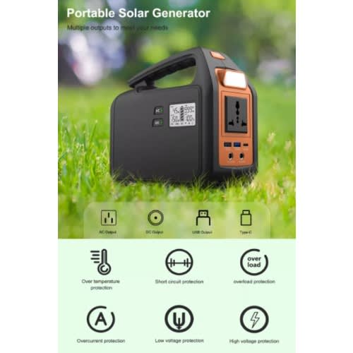 Solar Power Portable Generator-  150w - 42000mAh