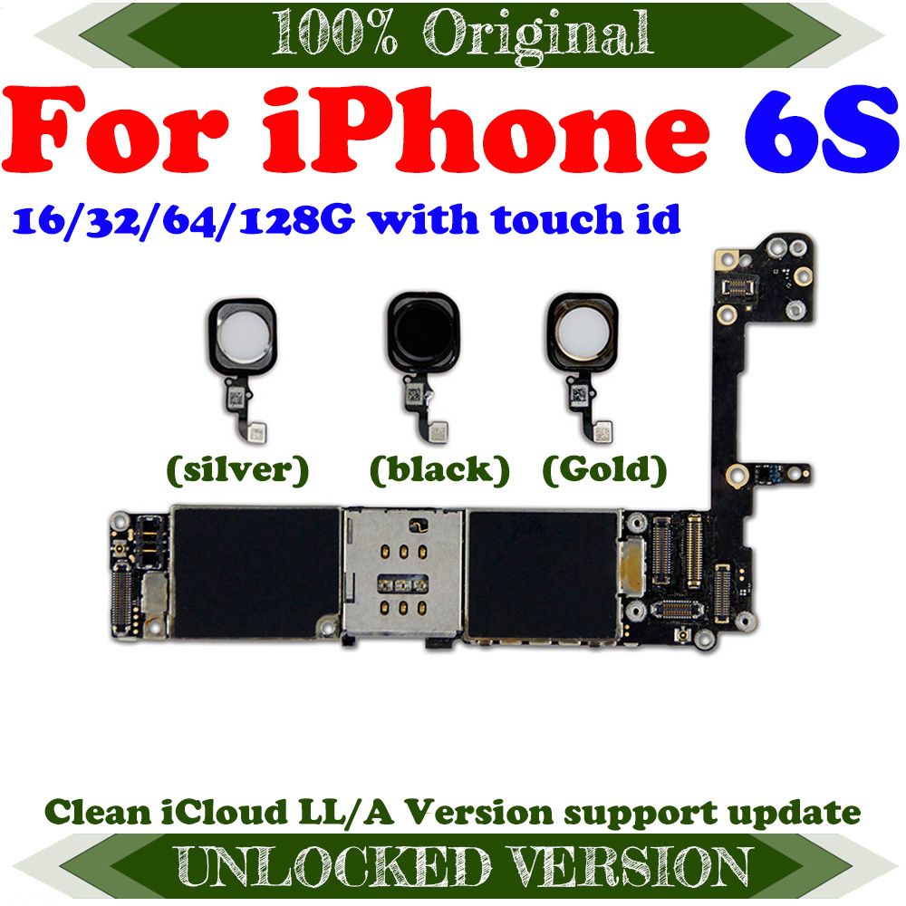 16GB 32GB 64GB 128GB Motherboard For IPhone 6S IOS System