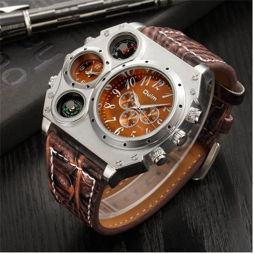 Top-Notch Exclusively Sophisticated Classic Men Wrist Watch + Sophisticated Bracelet