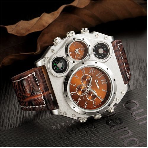 Top-Notch Exclusively Sophisticated Classic Men Wrist Watch + Sophisticated Bracelet