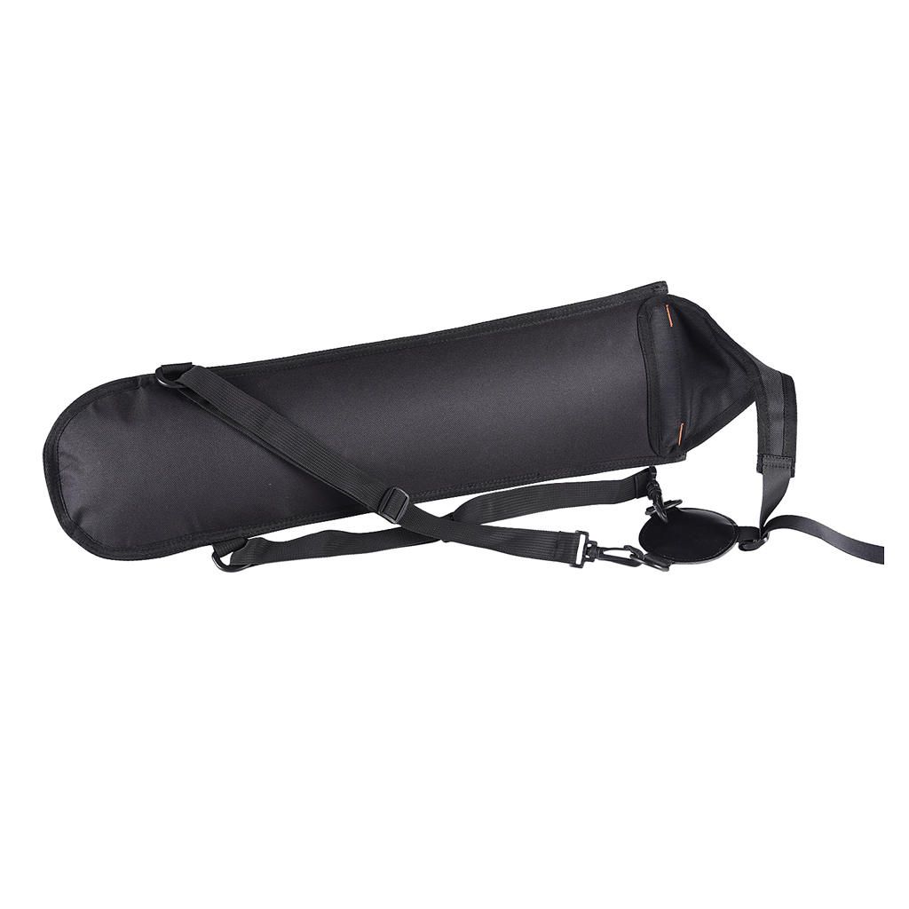 Black Archery Hunting Bow Arrow Back Quiver Holder Belt Bag, Black