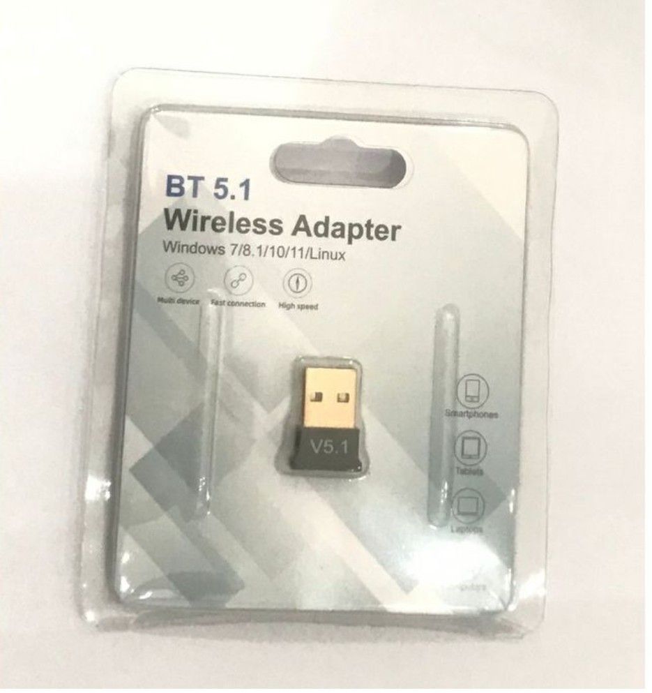 BT 5.1 Wireless USB Bluetooth Adapter Dongle