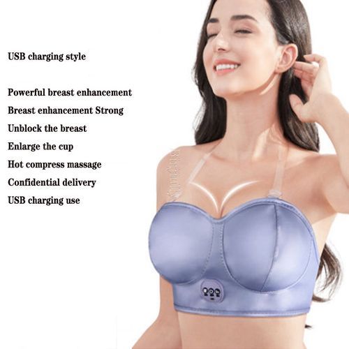 Charging Electric Breast Massage Bra Vibration Chest Massager