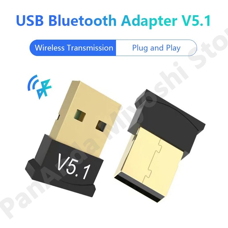 USB Bluetooth BT 5.1 Dongle Adapter Receiver Driver-Free