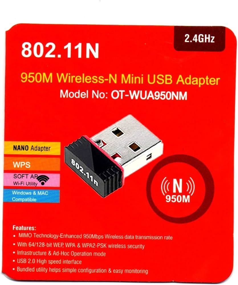 USB Wireless Wifi Adapter Speed LAN