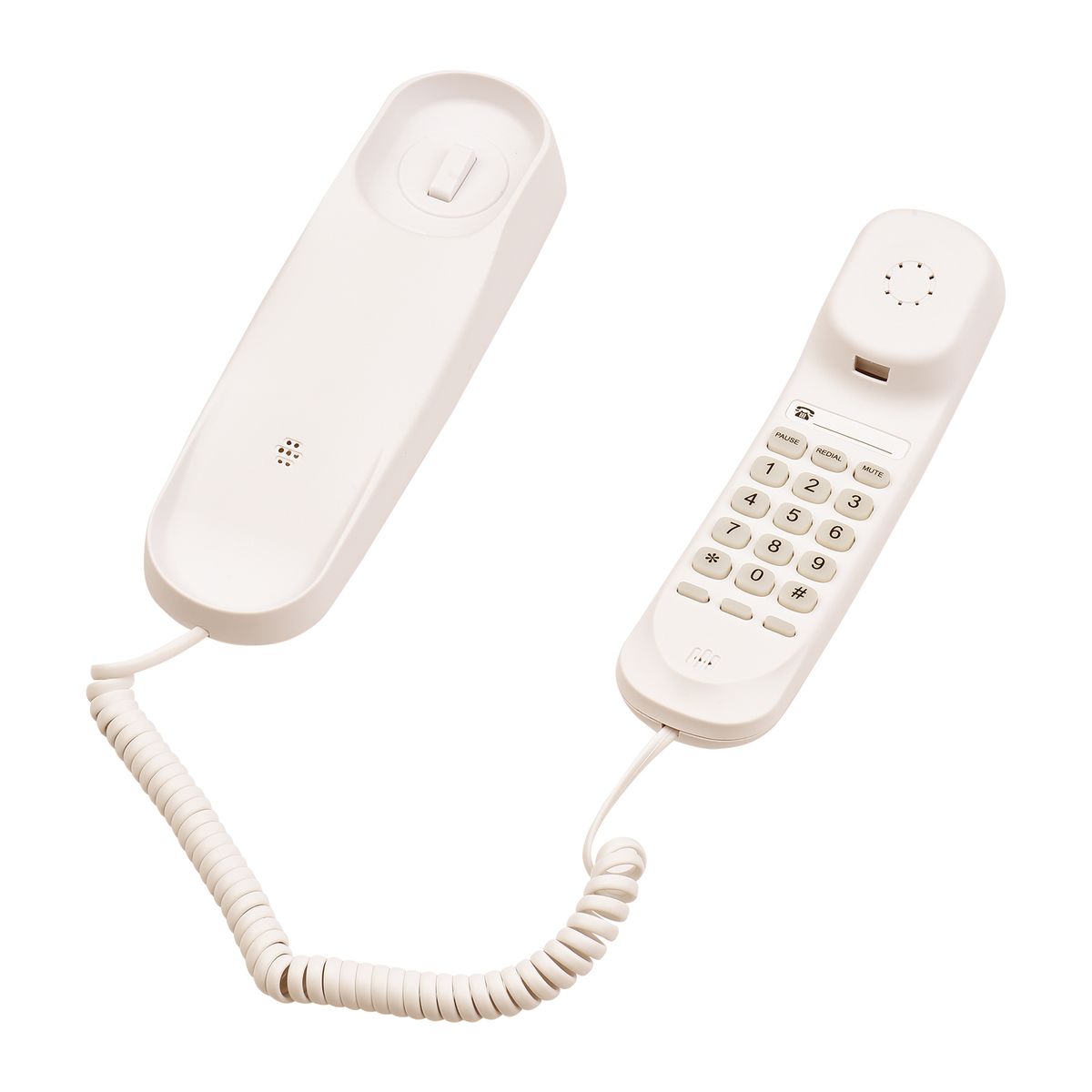 Mini Desktop Corded Landline Phone Fixed Telephone Wall