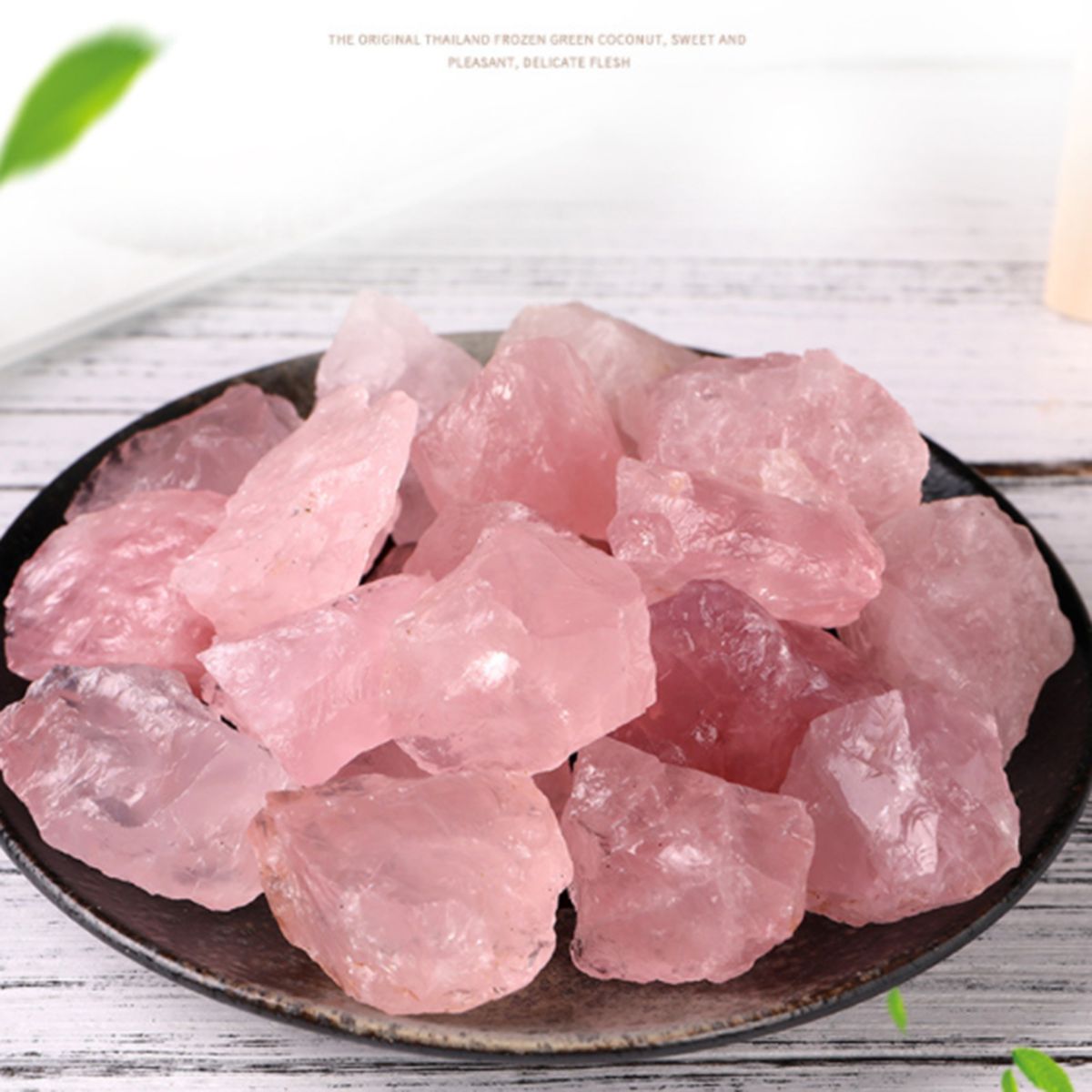 100g Natural Rose Quartz Mineral Pink Quartz Crystal Raw