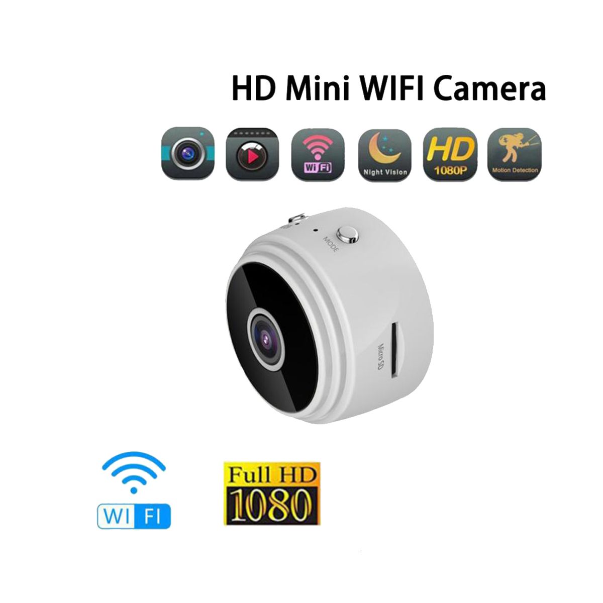 A9 Mini Camera 1080P IP Camera Security Magnetic