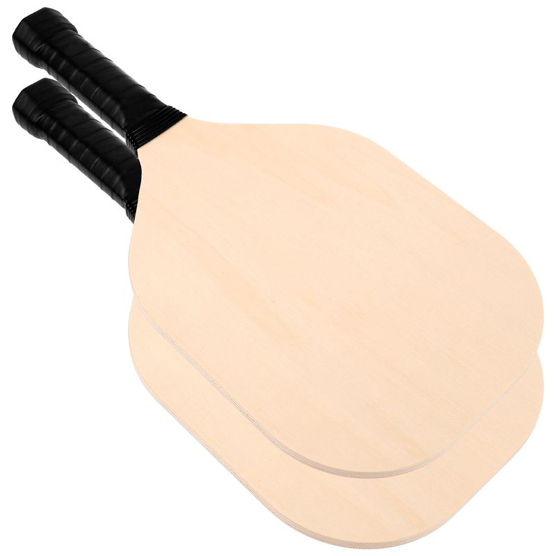 2pcs Hole Ball Paddles Balls Rackets Kit Outdoor Hole Ball Racket Sports Supplies