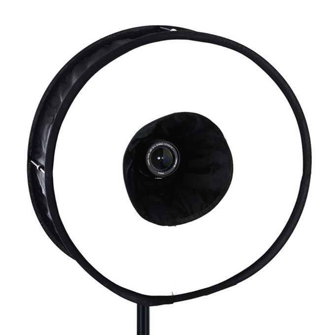 45cm Portable Foldable Camera Flash Diffuser Soft Box-Black