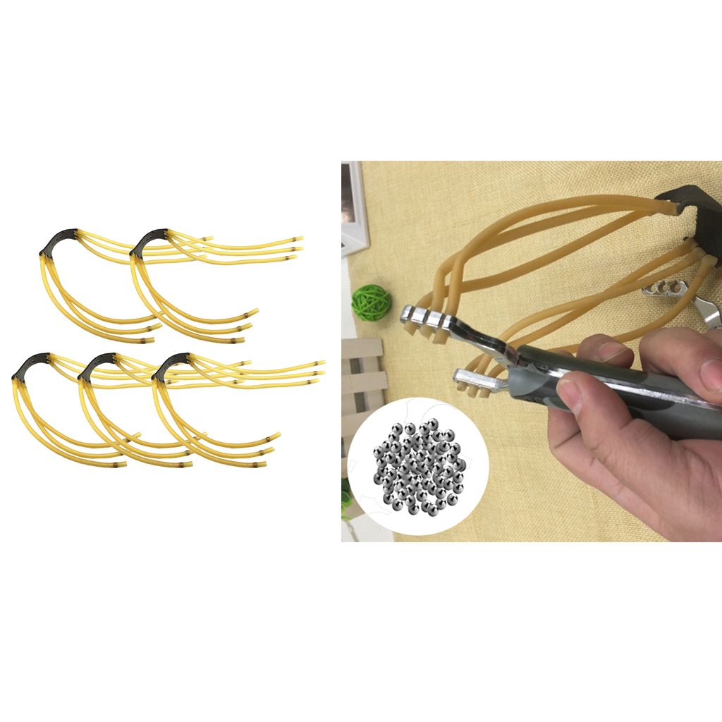 5pcs   Rubber Band Group   Catapult Band Outdoor Games