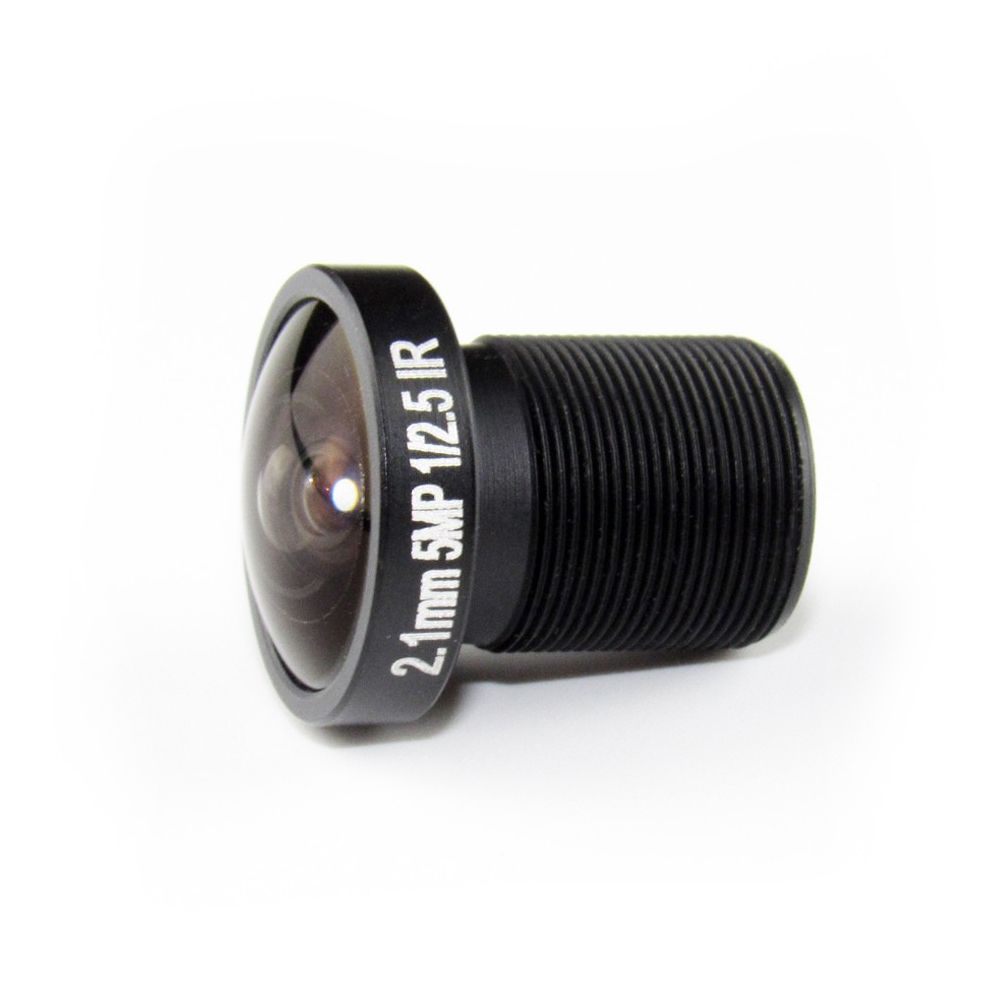 2.1mm  Fisheye CCTV Lens 1/2.5" HD 5.0 Megapixel For IP CCTV