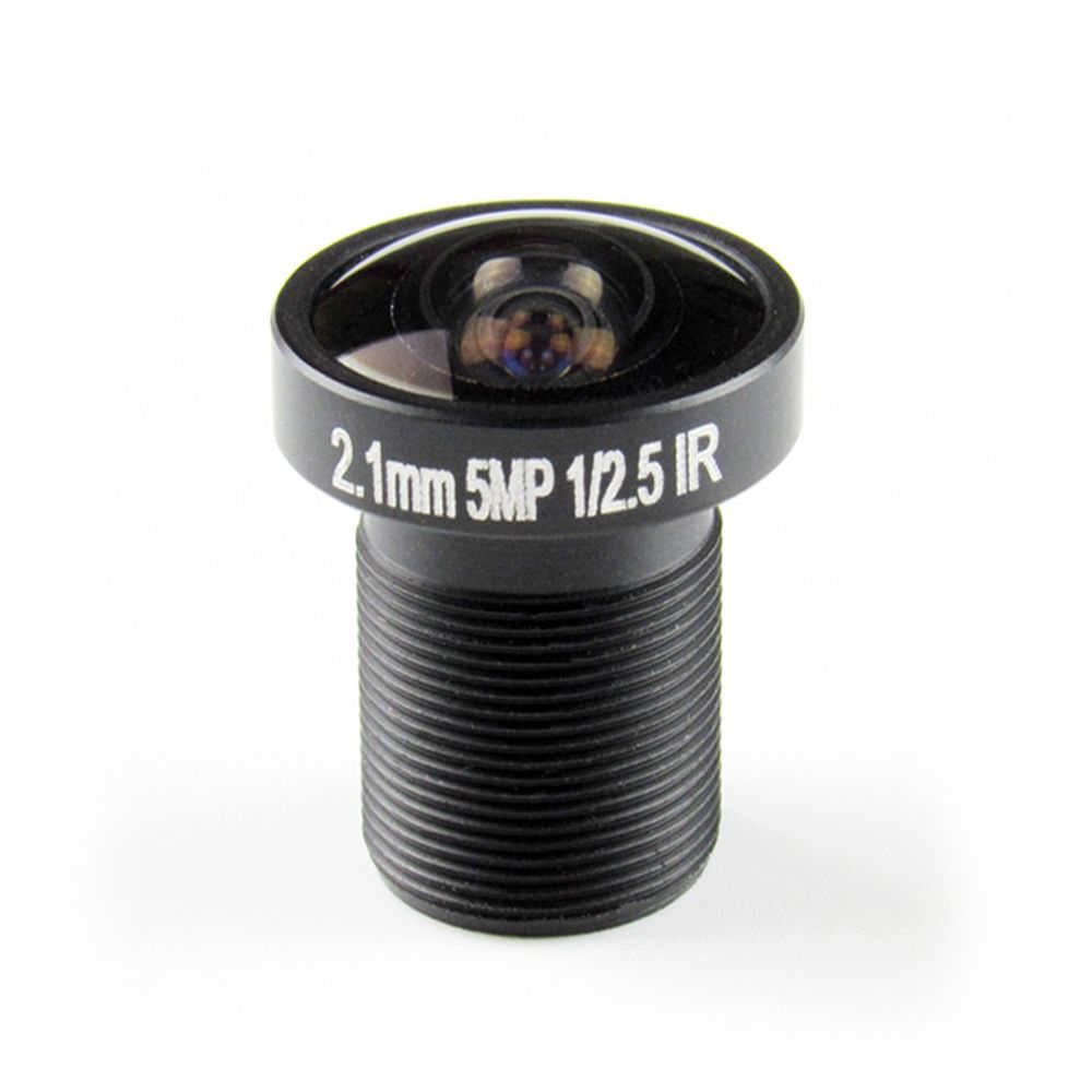 2.1mm  Fisheye CCTV Lens 1/2.5" HD 5.0 Megapixel For IP CCTV