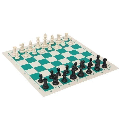 Portable Tournament Chess Game Gifts Plastic Pieces