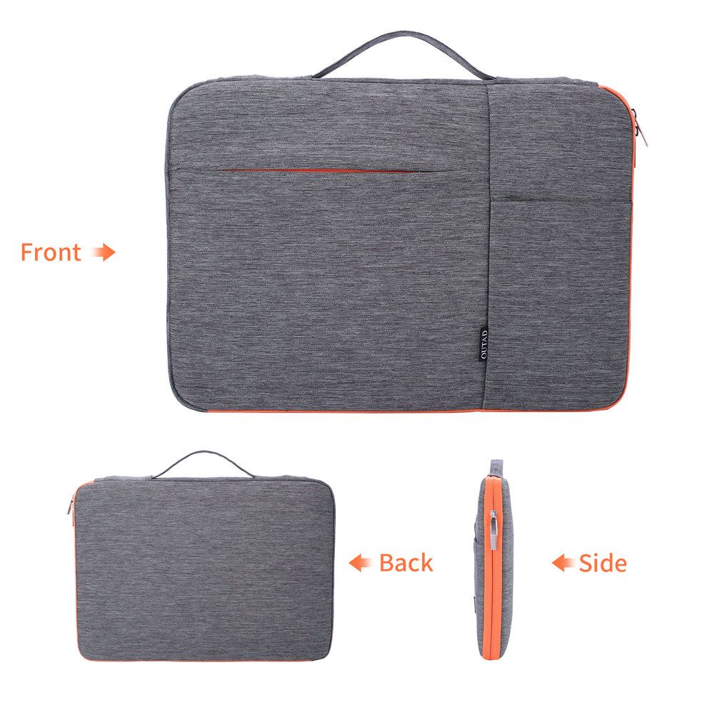 SALE! OUTAD 15 Inch Waterproof Laptop Case Bag Organizer With Handle For Laptop Grey