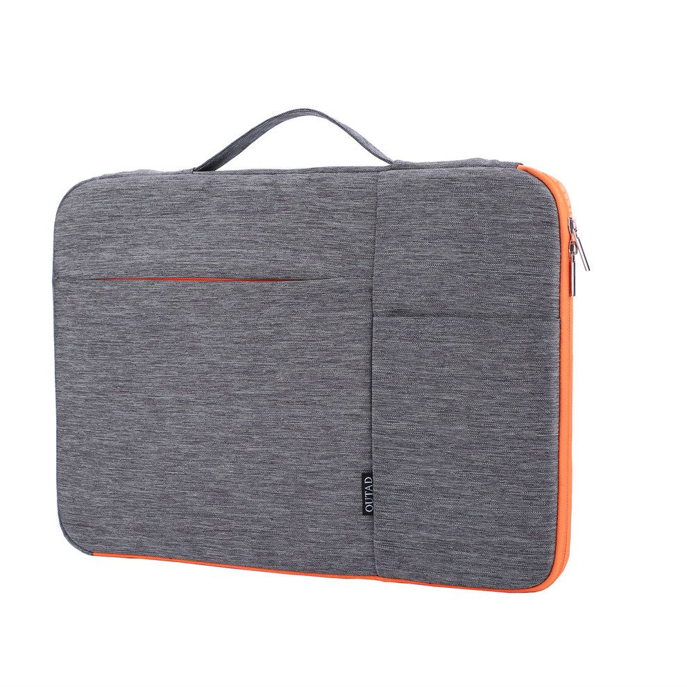 SALE! OUTAD 15 Inch Waterproof Laptop Case Bag Organizer With Handle For Laptop Grey