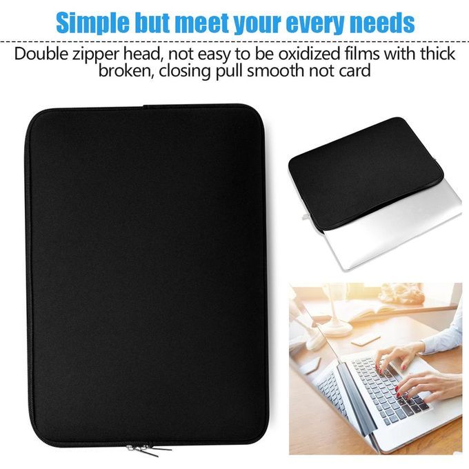13 Inch Notebook Bag Pouch Repellent Laptop And Tablet Bag Case Cover-Black