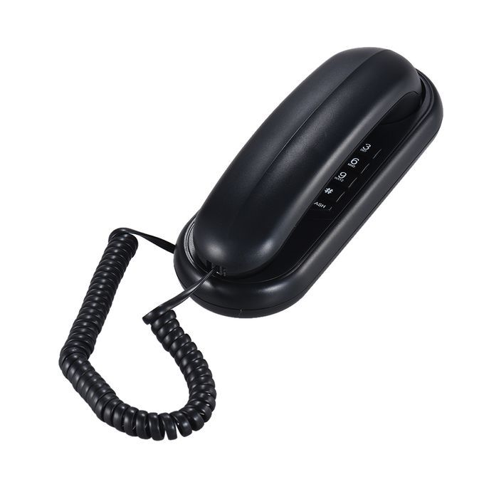 Portable Corded Telephone Phone Pause/ Redial/ Flash Wall