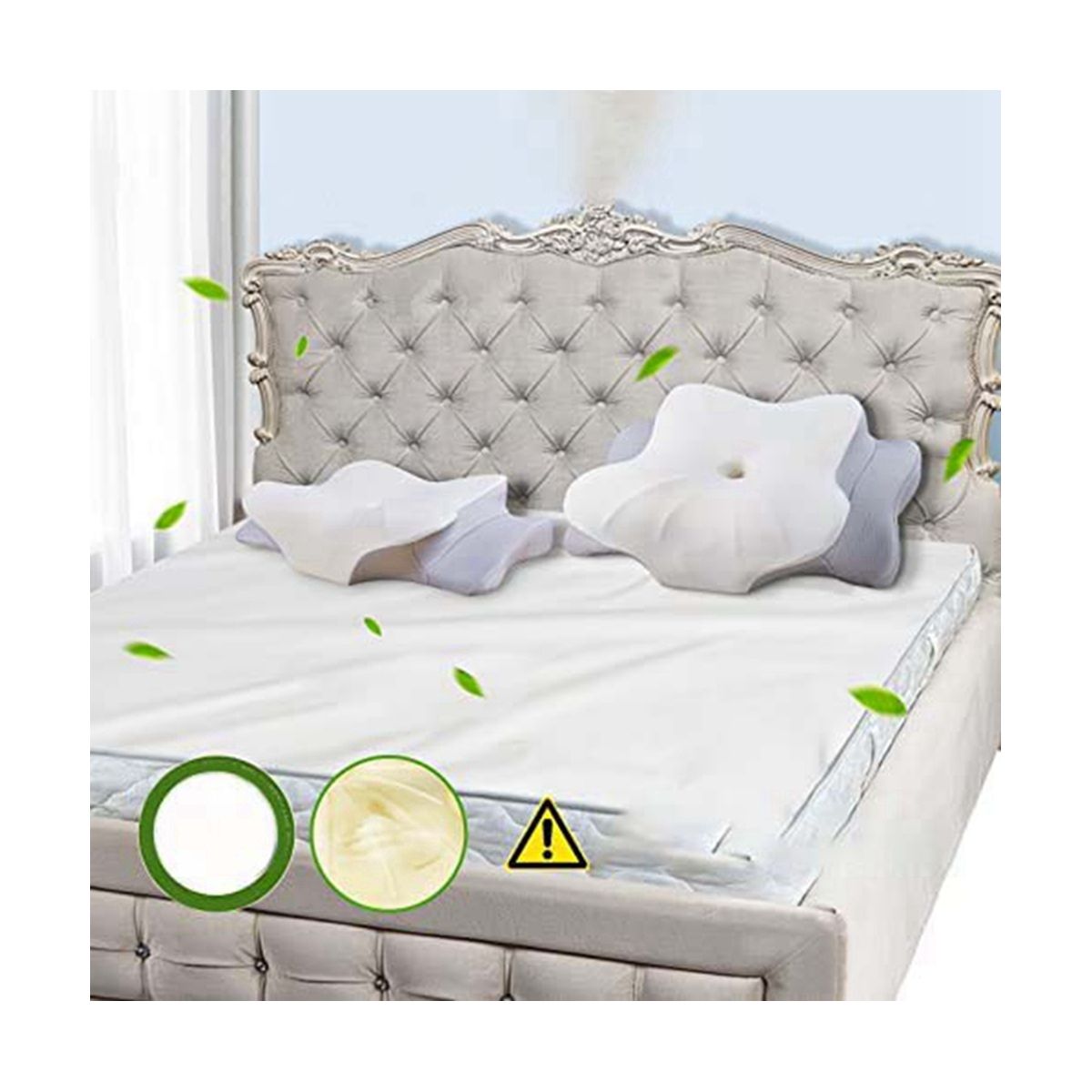 Orthopaedic Memory Foam Pillow Removable Ergonomic Neck