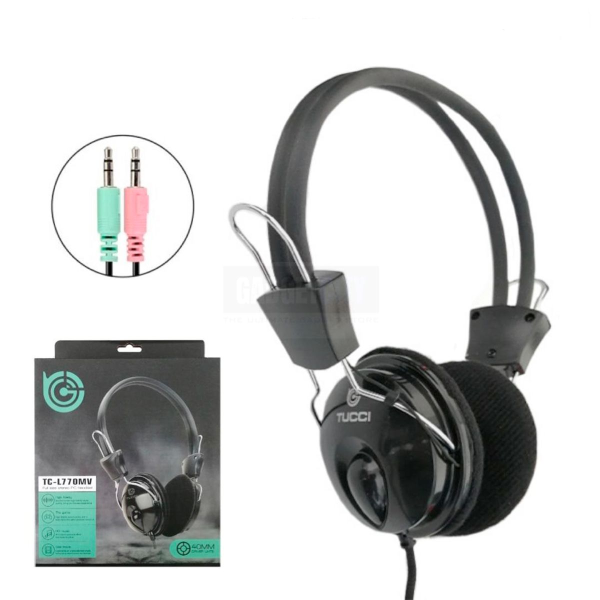 TC-L770MV Stereo Gaming Headphone For PC 40MM - TUCCI, Wired